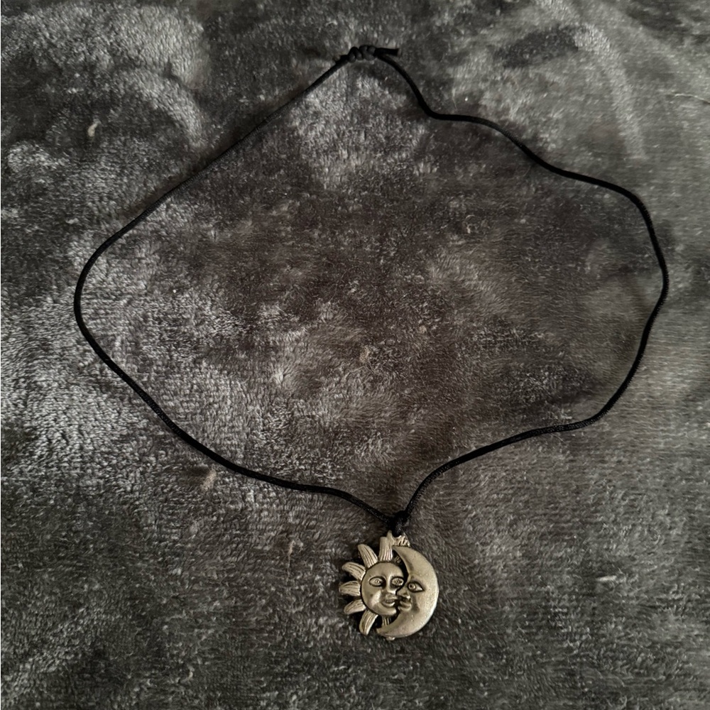 Sun and Moon Pendant Necklace